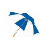 30'' parasol Golf z drewniana raczka,bialy, kolor bialy, szafir