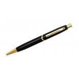 Długopis MODEST czarny, materiał metal, tworzywo, kolor czarny 19548-02