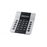 Kalkulator biurkowy, kolor srebrny, czarny