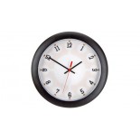 Duzy zegar scienny Promo, kolor czarny