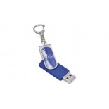 USB Twister with Doming navy, kolor 
  , rozmiar 16GB