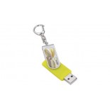 USB Twister with Doming lime, kolor 
  , rozmiar 16GB