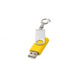 Rotate w/keychain yellow 1GB, kolor 
  , rozmiar 1GB