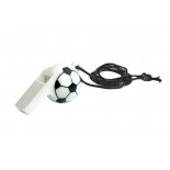 Gwizdek – piłka nożna, materiał tworzywo, kolor biały 20035