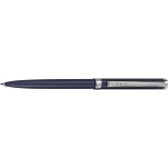 Długopis automatyczny Delgado Steel, kolor niebieski 224104