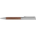 Długopis z metalu i drewna Tizio, kolor brązowy 240001
