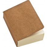 Notes z okładką z papieru z recyklingu, kolor brązowy 2850601