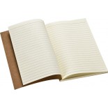Notes A5 z okładką z papieru z recyklingu, kolor brązowy 2850801