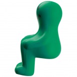 Siedzący ludzik z pianki, z magnetyczną głową, kolor zielony 2871009