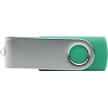 Pendrive z metalu i plastiku 16GB, kolor zielony 2872609