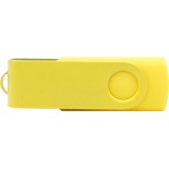 Pendrive z metalu i plastiku 1GB, kolor pełny kolor żółty 28726P08