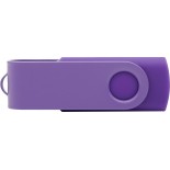 Pendrive z metalu i plastiku 16GB, kolor pełny kolor fioletowy 28726P12