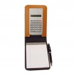 Notatnik z kalkulatorem i notesem, kolor brązowy 2907601