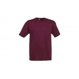 T-shirt Super Club, kolor bordo, rozmiar S