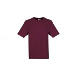 T-shirt Heavy Super Club, kolor bordo, rozmiar Small
