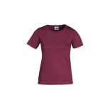 T-shirt Heavy Super Club damski, kolor bordo, rozmiar S
