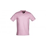 Heavy T-shirt V-neck Super Club, kolor rózowy, rozmiar S