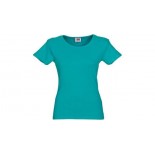 T-shirt Hawaii damski, kolor turkusowy, rozmiar L