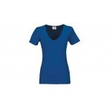 T-shirt Mokau damski V-neck, kolor szafir, rozmiar S