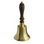 Dzwon, materiał drewno sheesham, mosiądz, kolor brązowy 31047