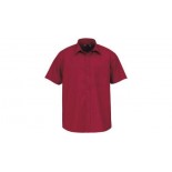 Koszula z krotkimi rekawami Washington, kolor czerwony, rozmiar M