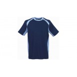 T-shirt Chicago, kolor granatowy, jasnoniebieski, rozmiar L