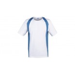 T-shirt Cool Fit, kolor bialy, blekitny, rozmiar S