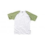 T-shirt Raglan, kolor bialy, trawiasty, granatowy, rozmiar S