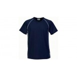 T-shirt cool fit kontrast, kolor granatowy, bialy, rozmiar XXL