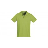 Polo Tight Fit, kolor jasny zielony, bialy, rozmiar S