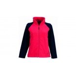 Bluza polarowa damska, kolor czerwony, granatowy, rozmiar XL