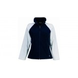 Bluza polarowa damska, kolor granatowy, bialy, rozmiar XL