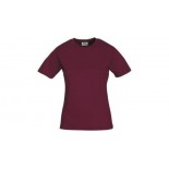 T-shirt damski, kolor bordo, rozmiar L