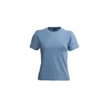 T-shirt damski, kolor jasnoniebieski, rozmiar XL