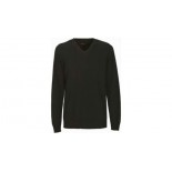 Sweter V-neck, kolor czarny, rozmiar S