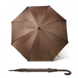 Parasol STICK brązowy, materiał poliester 190t, drewno, kolor brązowy 37001-09