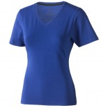 T-shirt Kawartha V-neck damski Niebieski 38017440