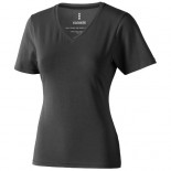 T-shirt Kawartha V-neck damski Antracyt 38017955