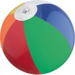 Wielokolorowa piłka plażowa, kolor wielokolorowy 58737mc