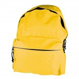 Plecak wykonany z mocnego poliestru, kolor żółty 6417008