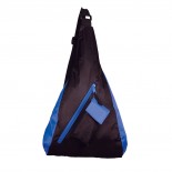 Plecak na jedno ramię z mocnego nylonu, kolor niebieski 6432004