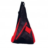 Plecak na jedno ramię z mocnego nylonu, kolor czerwony 6432005