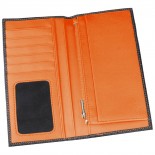 Portfel na karty kredytowe, kolor pomarańczowy F11410