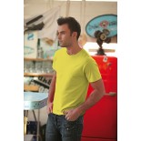 T-Shirt męski z krótkim rękawem, kolor żółty MC15008-L