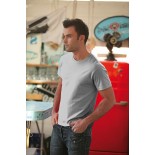 T-Shirt męski z krótkim rękawem, kolor ash MC15076-XL