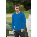 T-Shirt męski z długim rękawem, kolor royal blue MCL18084-XXL