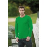 T-Shirt męski z długim rękawem, kolor zielony MCL18089-L