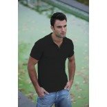 Koszulka męska polo, kolor czarny MPS21003-XL