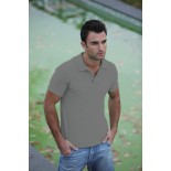 Koszulka męska polo, kolor ciemno szary MPS21077-L