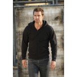 Bluza męska rozpinana z kapturem, kolor czarny SWZ28003-XL
